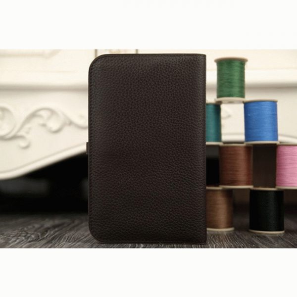 Contrefaçon Portefeuille Dogon Combine Hermès Chocolat – Image 2