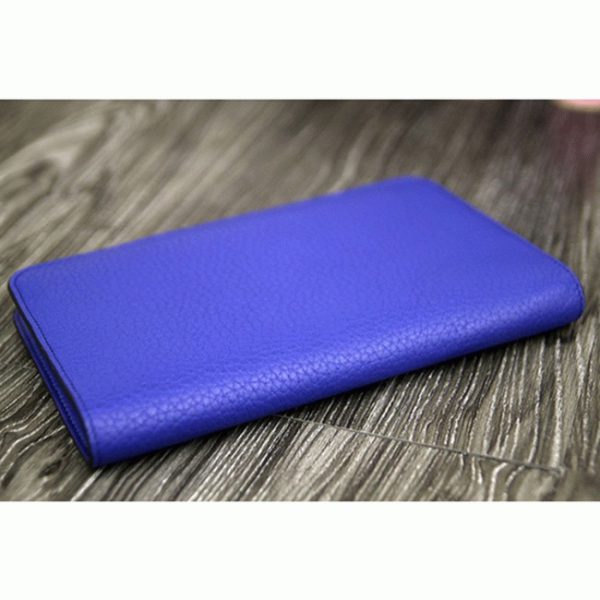 Réplique Designer Portefeuille Dogon Combine Hermès Bleu électrique – Image 7