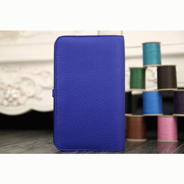 Réplique Designer Portefeuille Dogon Combine Hermès Bleu électrique – Image 5