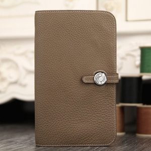 Meilleure Copie Portefeuille Dogon Combine Hermès étoupe