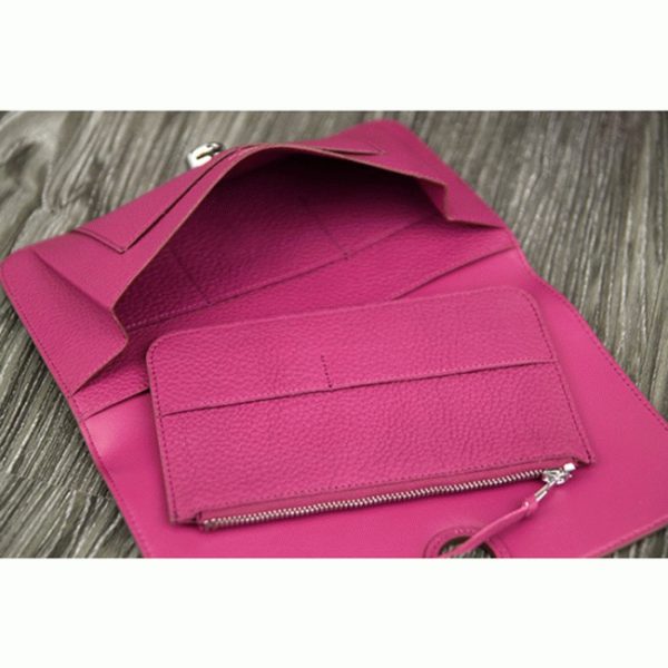 Contrefaçon Designer Portefeuille Dogon Combine Hermès Violet – Image 4