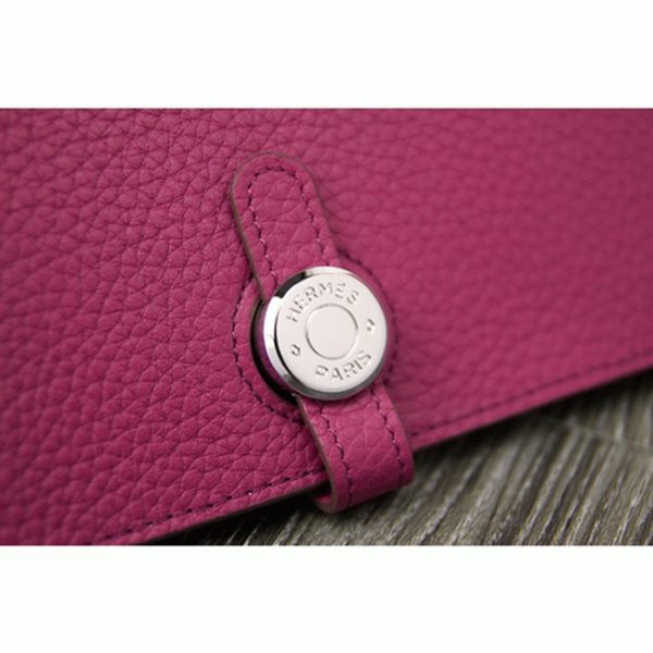Contrefaçon Designer Portefeuille Dogon Combine Hermès Violet – Image 3