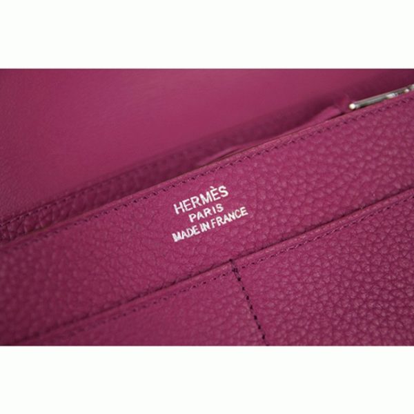 Contrefaçon Designer Portefeuille Dogon Combine Hermès Violet – Image 2