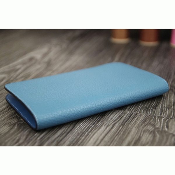 Réplique Portefeuille Dogon Combine Hermès Bleu Jean – Image 6