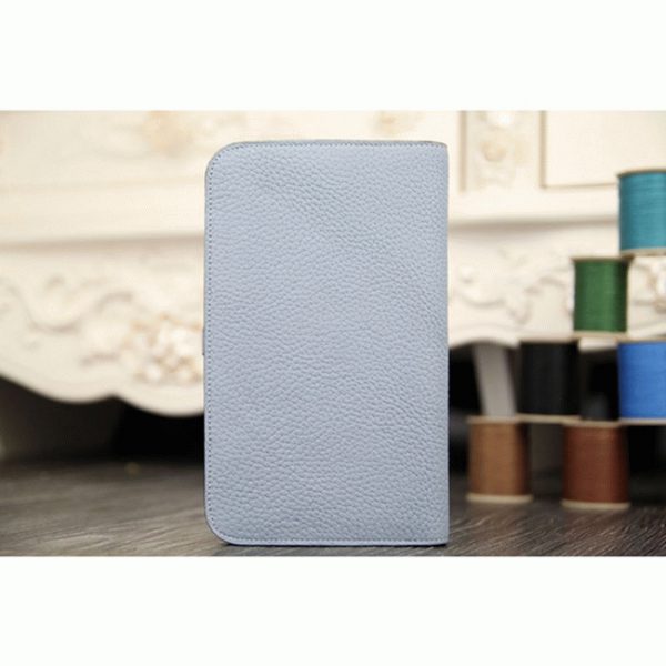 Meilleure Réplique Portefeuille Dogon Combine Hermès Bleu Lin – Image 2