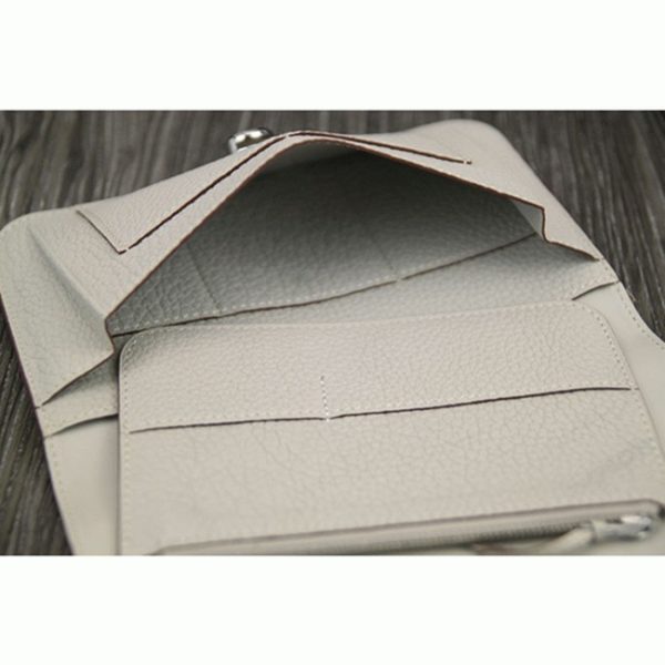 Faux Portefeuille Dogon Combine Hermès Blanc – Image 6