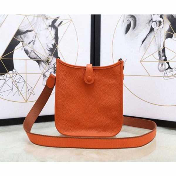 Faux Sac de Luxe Hermès Evelyne II TPM Orange – Image 3
