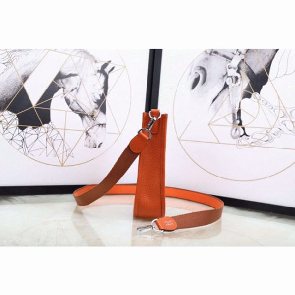 Faux Sac de Luxe Hermès Evelyne II TPM Orange – Image 2