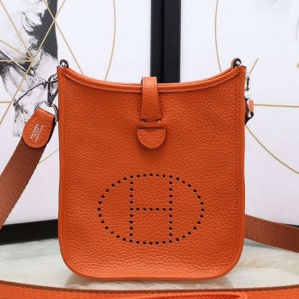 Faux Sac de Luxe Hermès Evelyne II TPM Orange