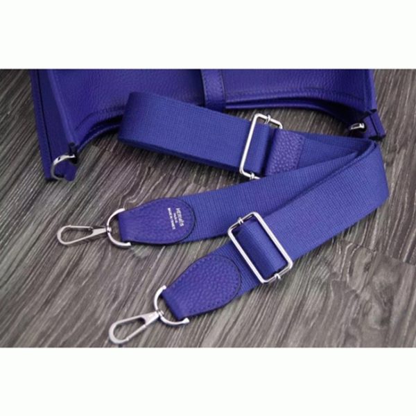 Réplique AAA Hermès Evelyne III PM Bleu électrique – Image 6