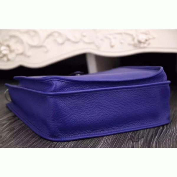 Réplique AAA Hermès Evelyne III PM Bleu électrique – Image 5