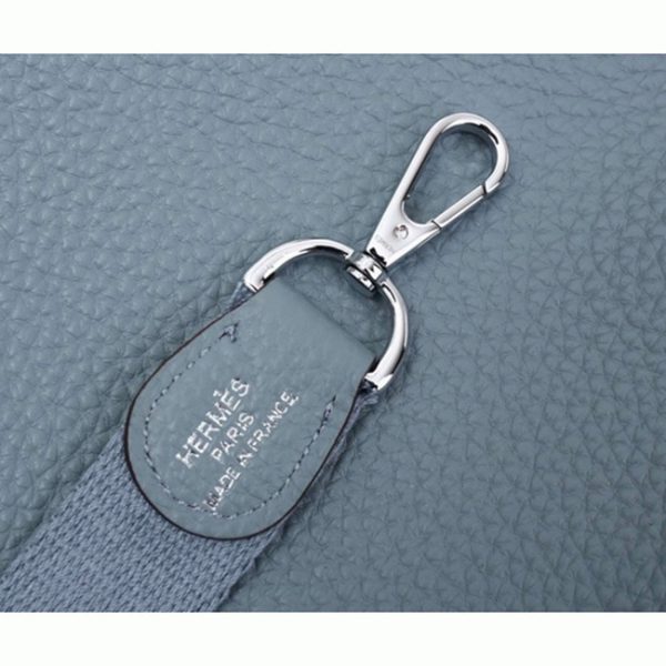 Fausse Hermès Evelyne II TPM Bleu Lin – Image 5