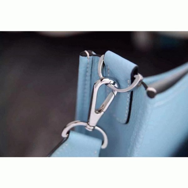 Réplique de Créateur Hermès Evelyne III PM Bleu Clair – Image 6