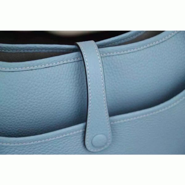 Réplique de Créateur Hermès Evelyne III PM Bleu Clair – Image 5