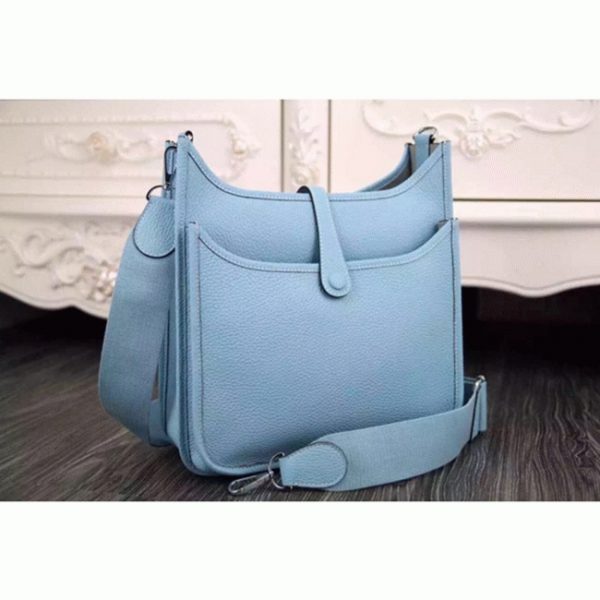 Réplique de Créateur Hermès Evelyne III PM Bleu Clair – Image 3
