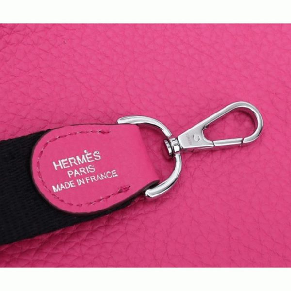 Faux Sac de Luxe Hermès Evelyne II TPM Rouge Rose – Image 4