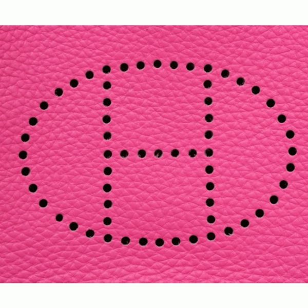 Faux Sac de Luxe Hermès Evelyne II TPM Rouge Rose – Image 3