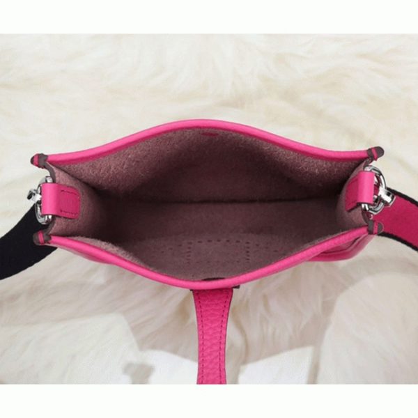 Faux Sac de Luxe Hermès Evelyne II TPM Rouge Rose – Image 2