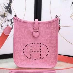 Contrefaçon AAA Hermès Evelyne II TPM Rose