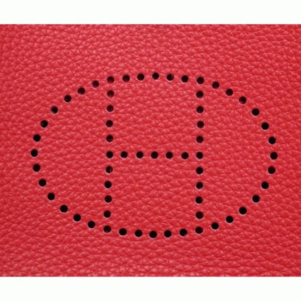 Réplique Hermès Evelyne II TPM Rouge – Image 5