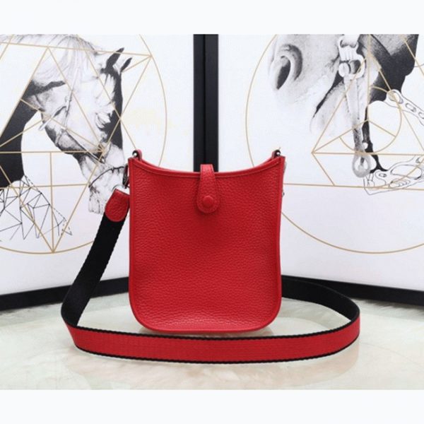 Réplique Hermès Evelyne II TPM Rouge – Image 3