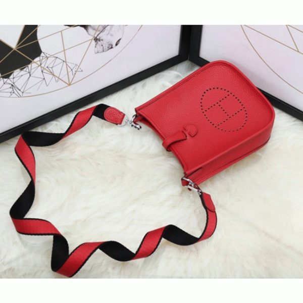Réplique Hermès Evelyne II TPM Rouge – Image 2