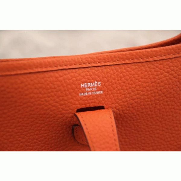 Fausse AAA Hermès Evelyne III PM Orange – Image 6