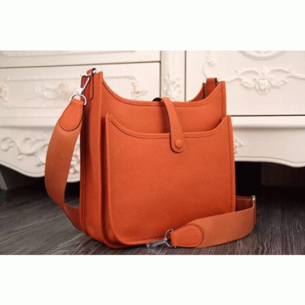Fausse AAA Hermès Evelyne III PM Orange – Image 5