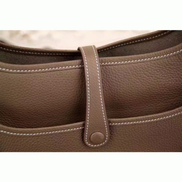 Fausse AAA Hermès Evelyne III PM étoupe – Image 7