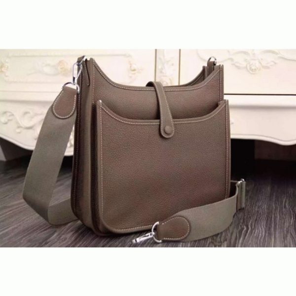 Fausse AAA Hermès Evelyne III PM étoupe – Image 3