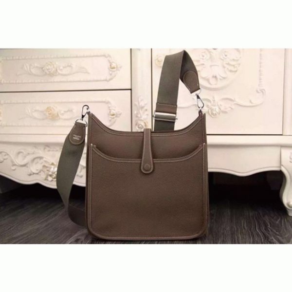 Fausse AAA Hermès Evelyne III PM étoupe – Image 2