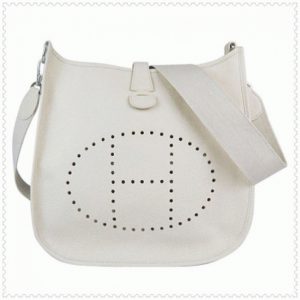 Réplique de Créateur Hermès Evelyne III Blanche