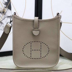 Réplique 1:1 Hermès Evelyne II TPM Grise