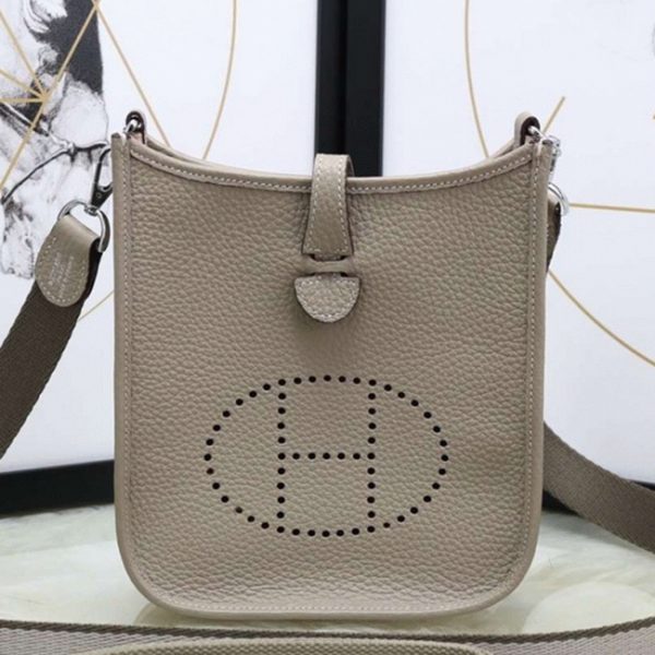 Réplique 1:1 Hermès Evelyne II TPM Grise