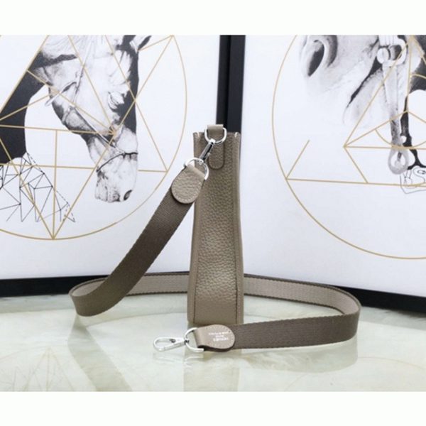 Réplique 1:1 Hermès Evelyne II TPM Grise – Image 5