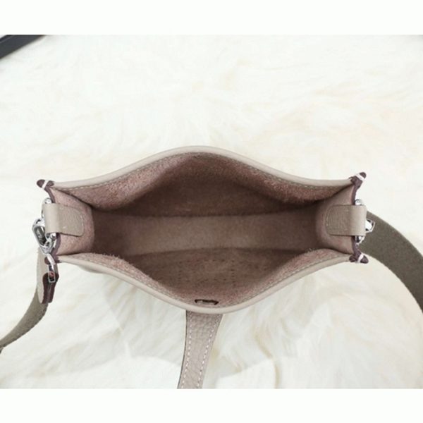 Réplique 1:1 Hermès Evelyne II TPM Grise – Image 2