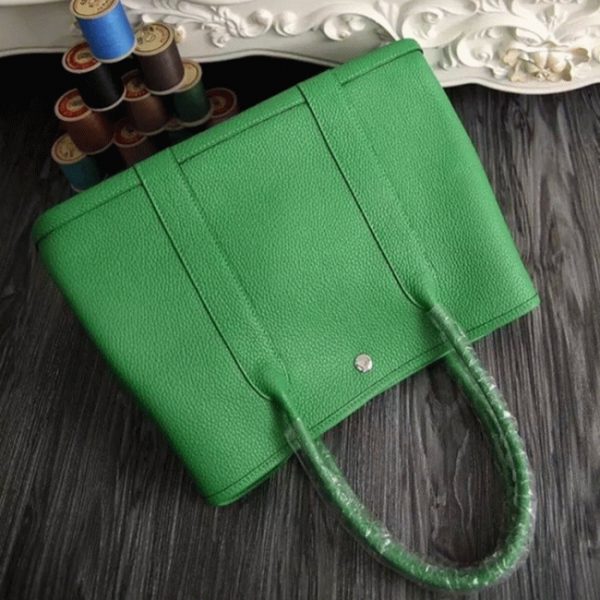 Faux Sac de Luxe Hermès Garden Party 30cm Cabas Bambou – Image 2
