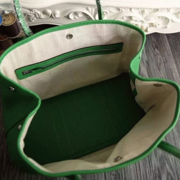 Faux Sac de Luxe Hermès Garden Party 30cm Cabas Bambou – Image 8
