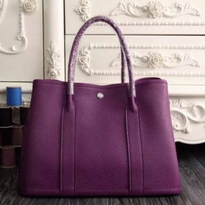 Fausse Hermès Garden Party 30cm Cabas Violet