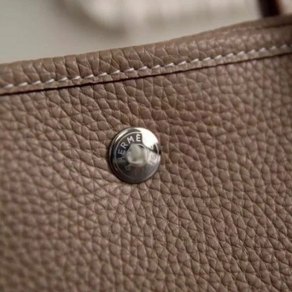Réplique Hermès Garden Party 36cm Cabas Gris – Image 6