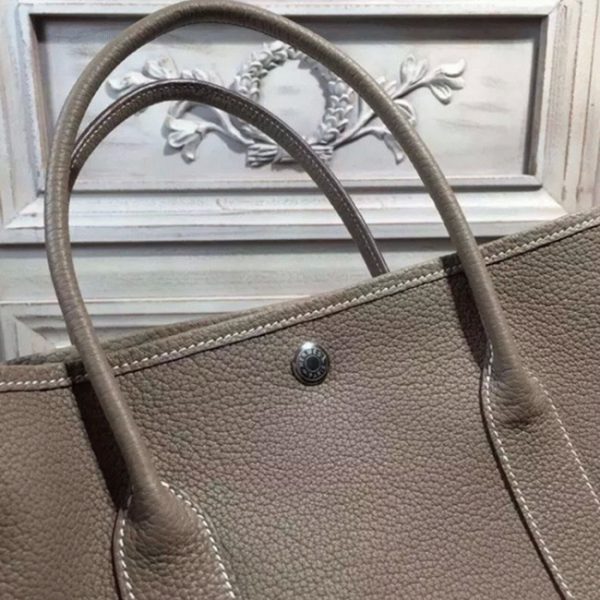 Réplique Hermès Garden Party 36cm Cabas Gris – Image 4