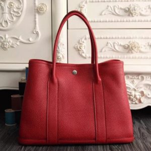 Fausse AAA Hermès Garden Party 30cm Cabas Rouge