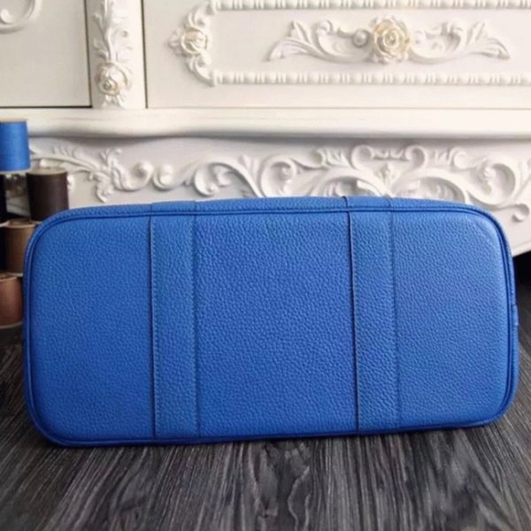 Top Réplique Hermès Garden Party 30cm Cabas Bleu – Image 5