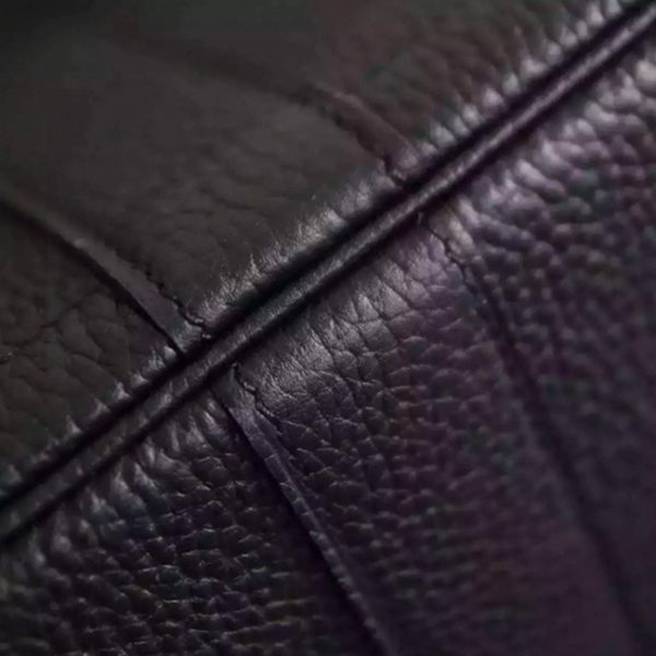 Réplique 1:1 Hermès Garden Party 30cm Cabas Noir – Image 4