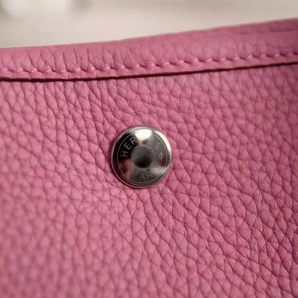 Réplique Hermès Garden Party 30cm Cabas Rose – Image 5