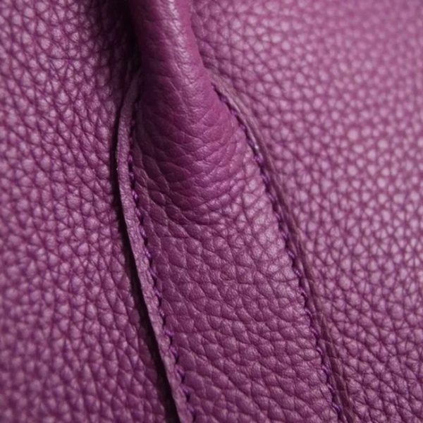 Fausse Hermès Garden Party 30cm Cabas Violet – Image 3