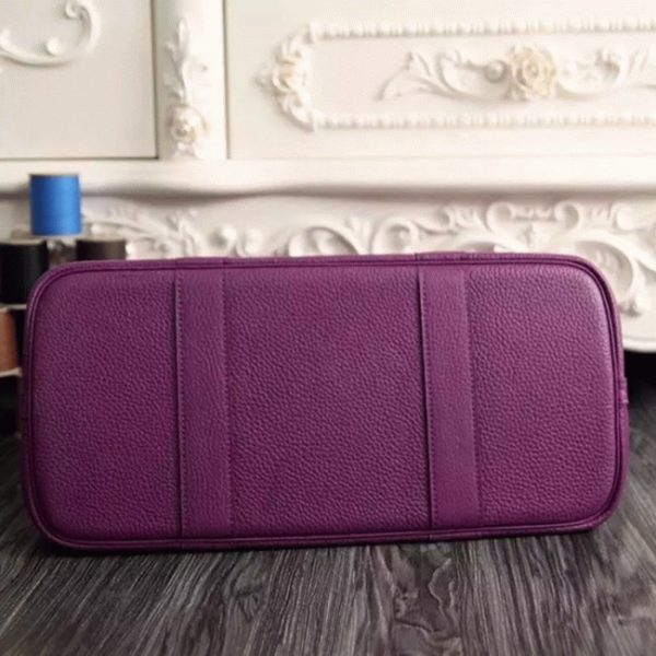 Fausse Hermès Garden Party 30cm Cabas Violet – Image 5