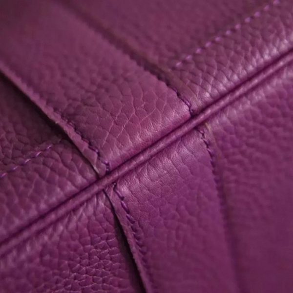Fausse Hermès Garden Party 30cm Cabas Violet – Image 6