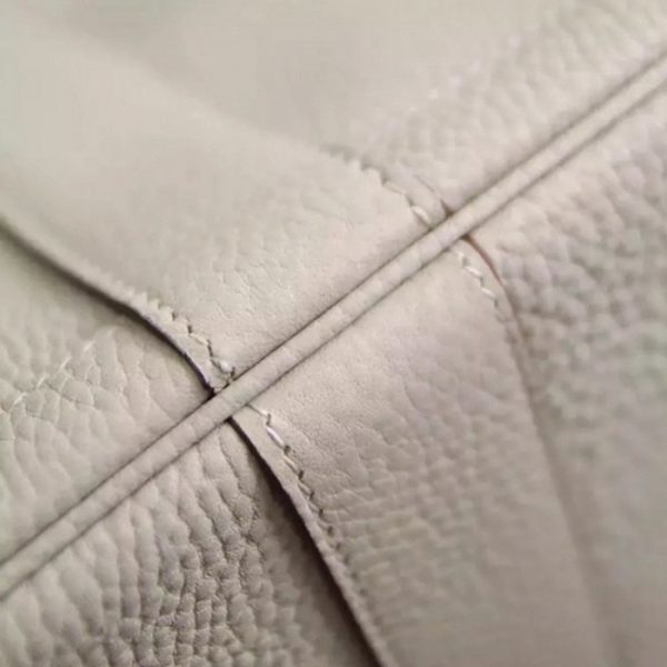 Top Réplique Hermès Garden Party 30cm Cabas Blanc – Image 5