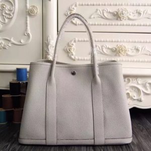 Top Réplique Hermès Garden Party 36cm Cabas Blanc